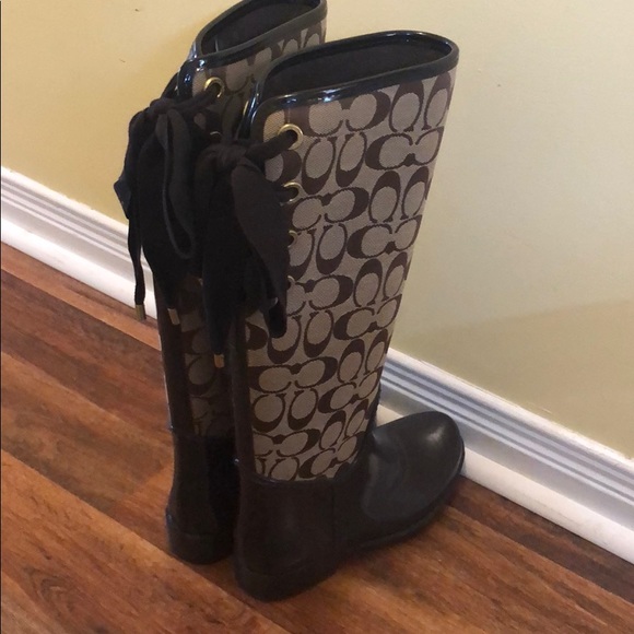 Coach Stylish Rainboots - Picture 2 of 4